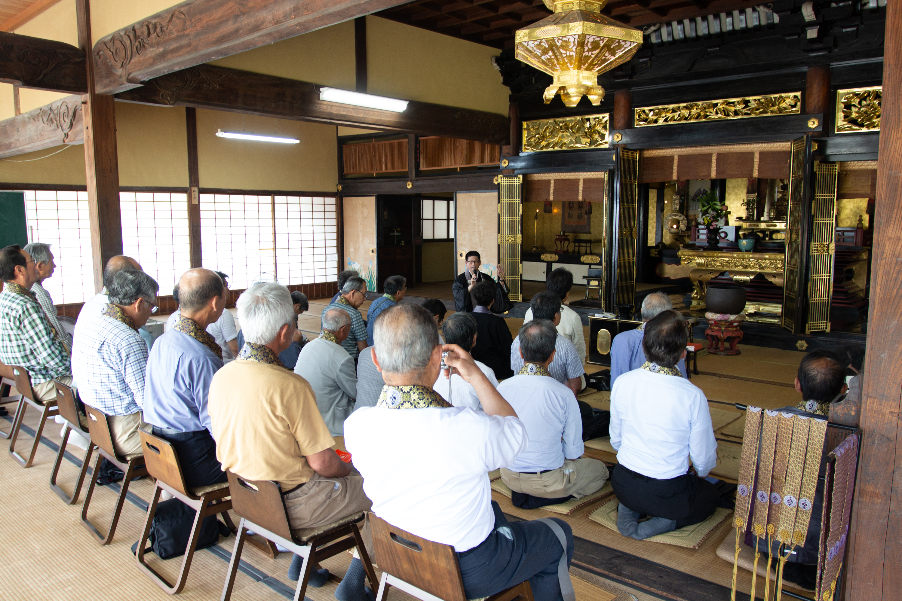 光顯寺（兵庫県豊岡市）仏教壮年会の皆さまご参拝